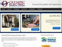 Tablet Screenshot of olympicelectricinc.com